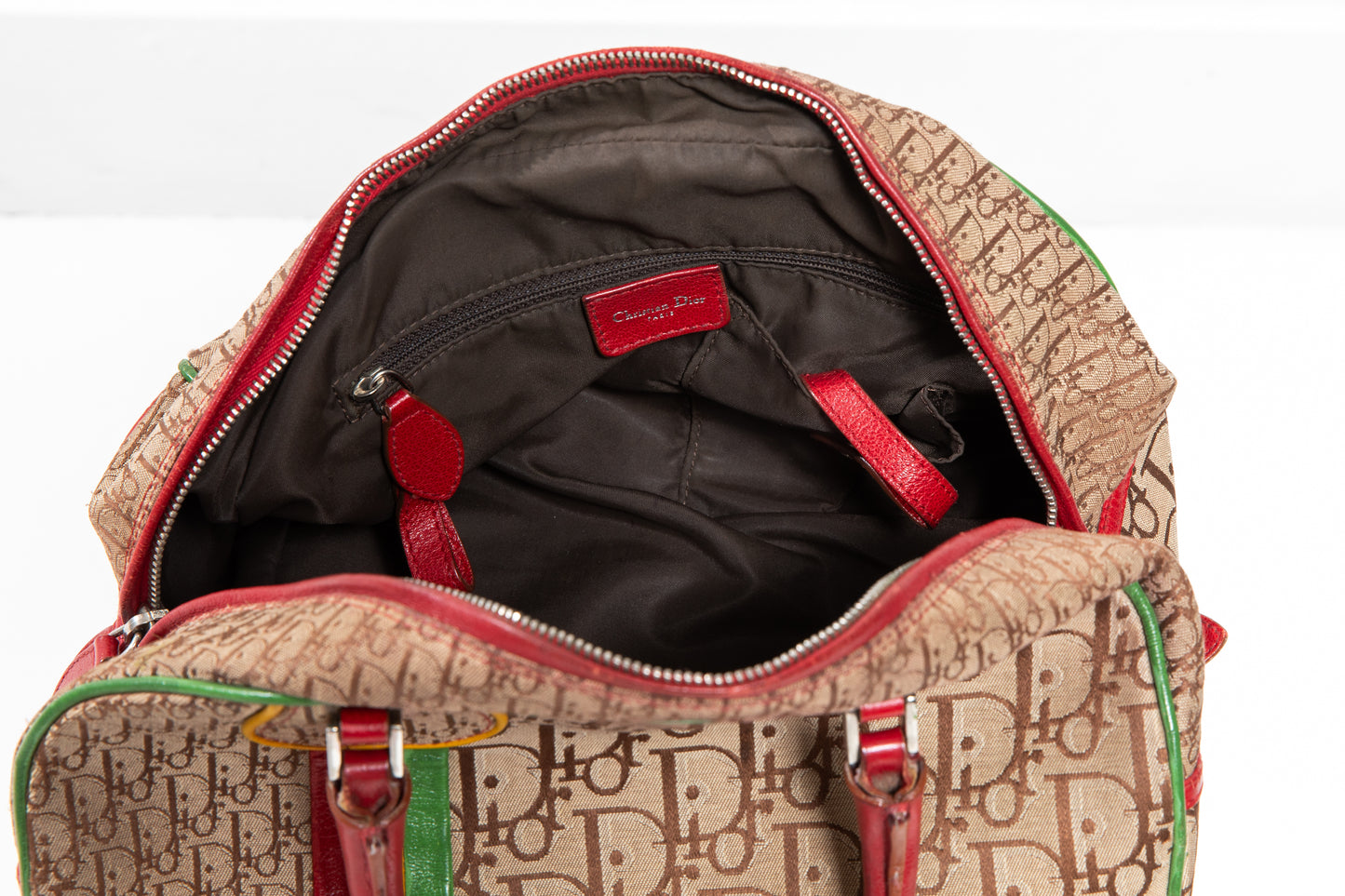 Christian Dior Rasta Bowling Bag