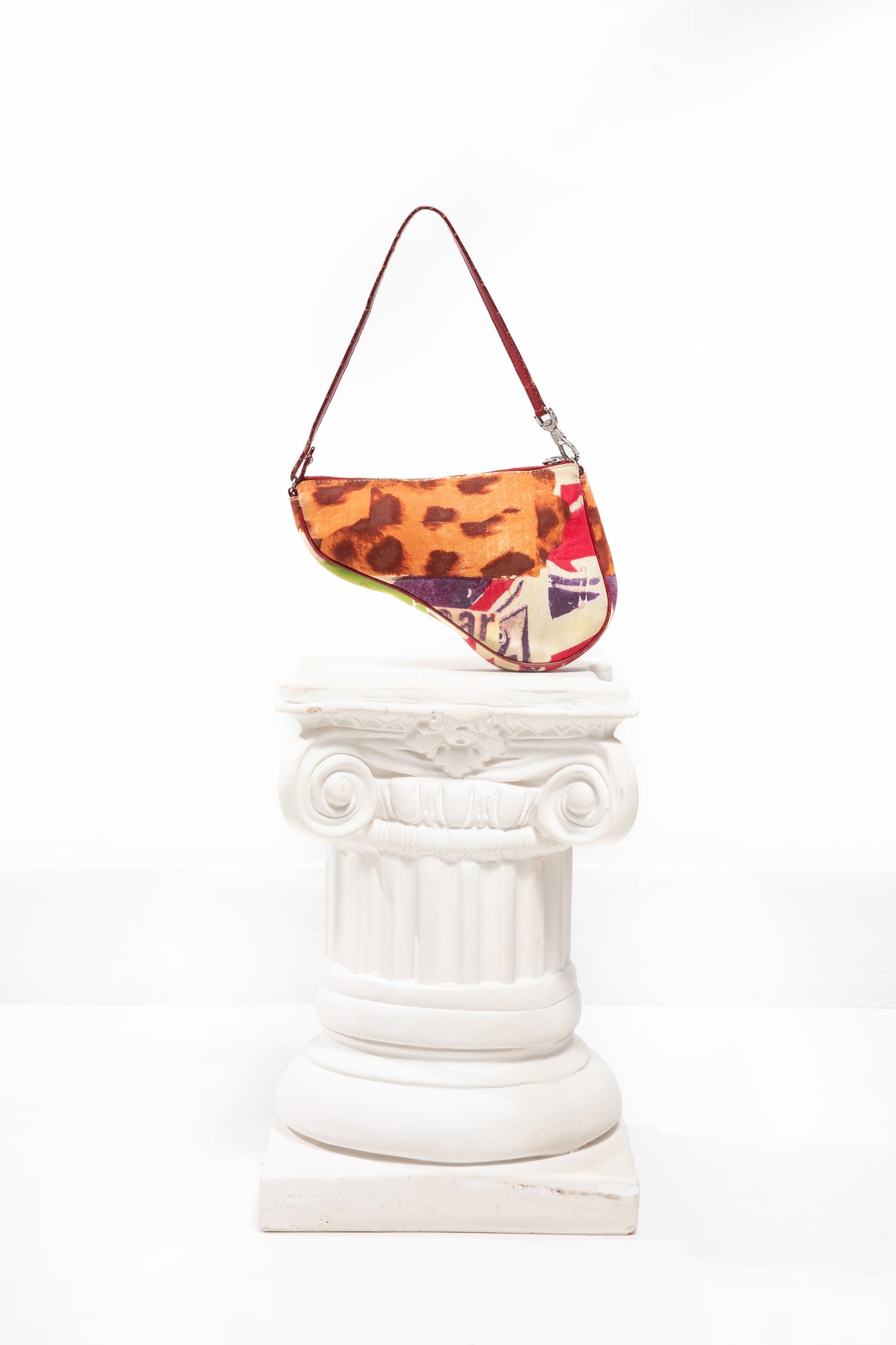 Christian Dior Victim Crystal Small Saddle Bag