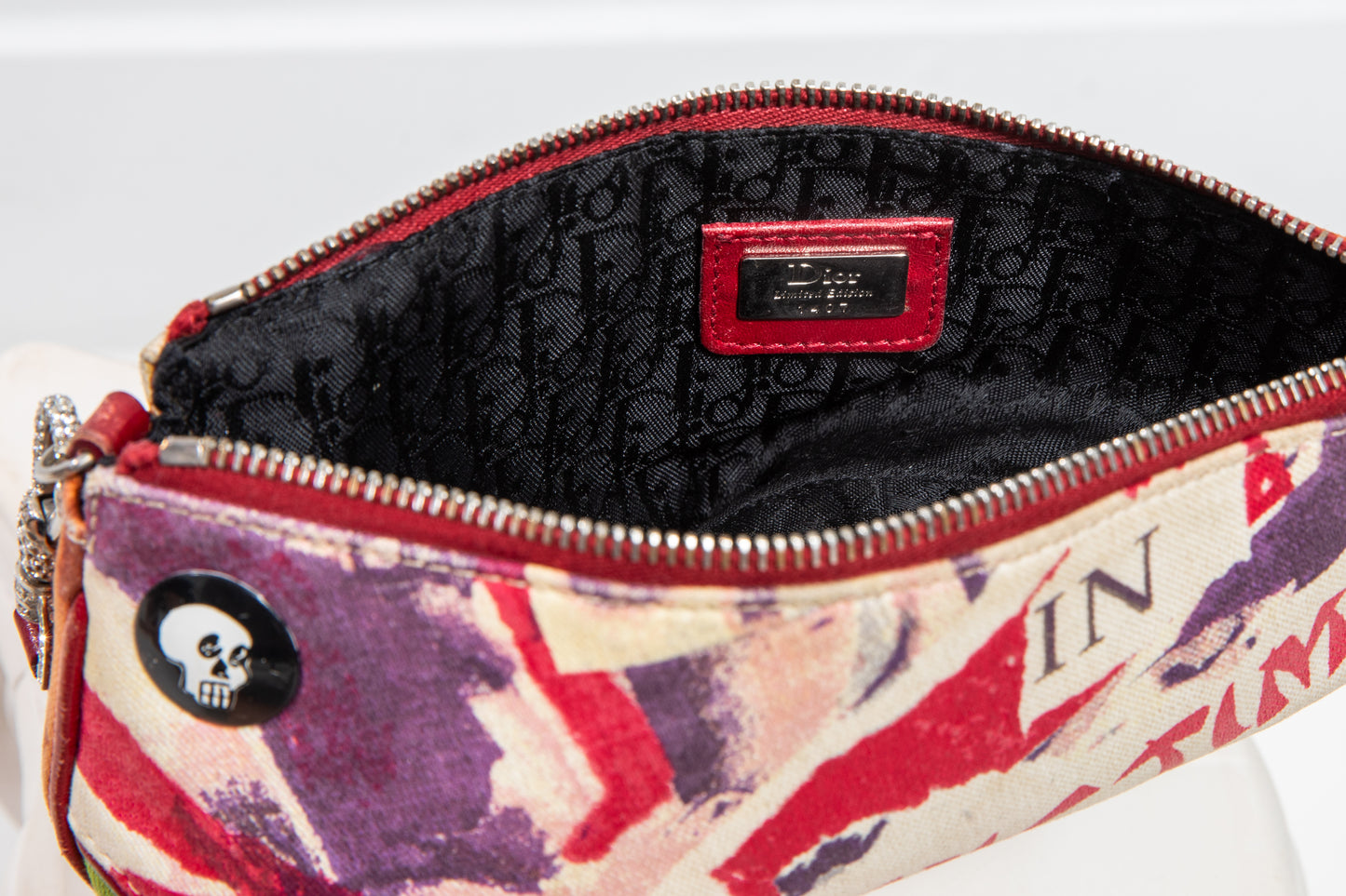 Christian Dior Victim Crystal Small Saddle Bag