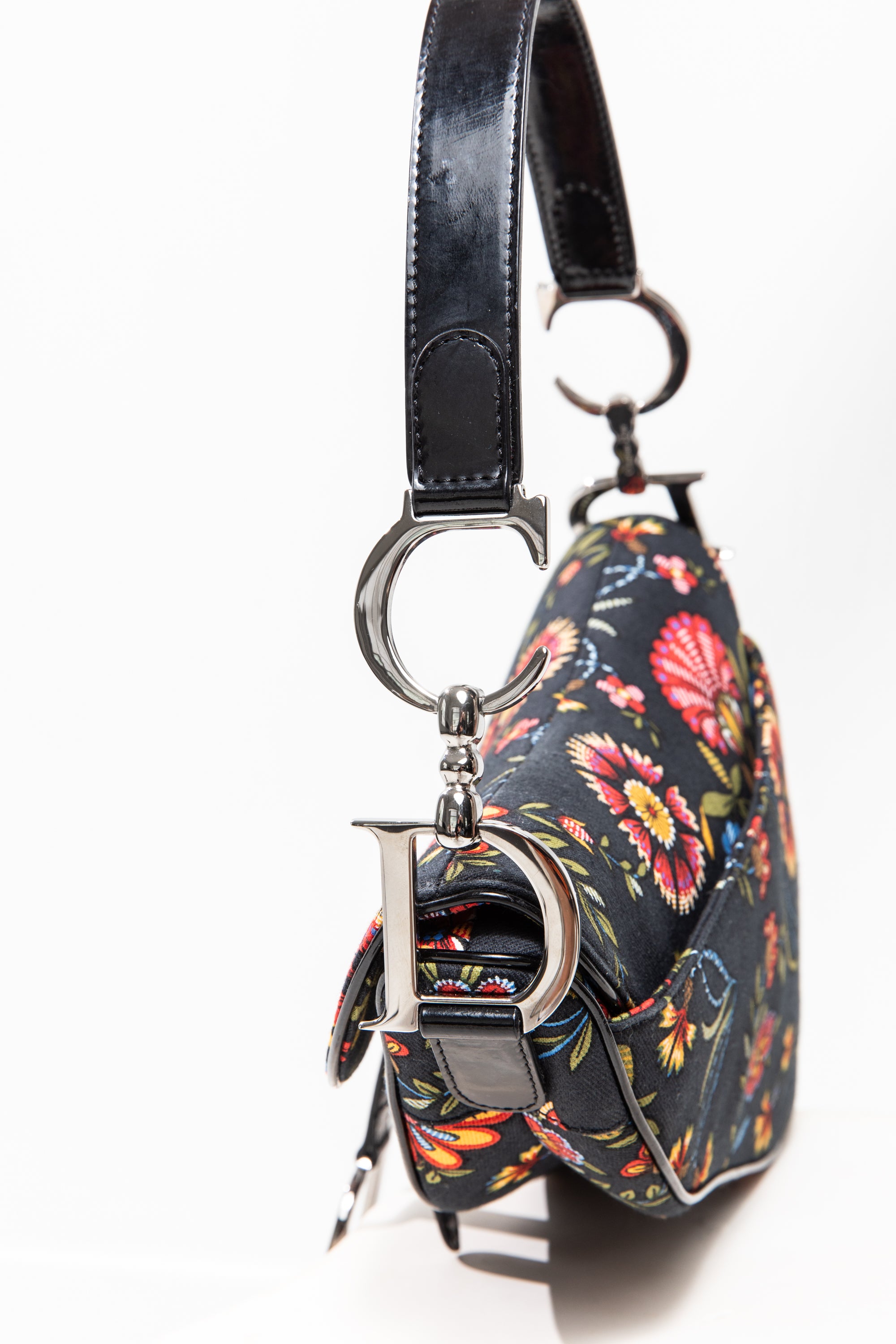 Dior print clearance saddle bag